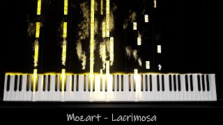 Mozart  Lacrimosa Piano Tutorial [upl. by Kruger707]