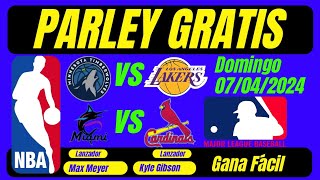 Pronósticos Deportivos Gratis Domingo 07042024 MLB predictions Parley Gratis 3 Equipos Gana Fácil👍 [upl. by Yong]