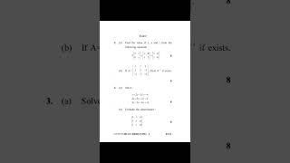 B Com Business Mathematics 3rd Sem businessmathematics gurugramuniversity exam gug bcom [upl. by Nelyt]