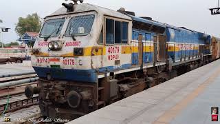 Grand Entry of Train 02790 HSR Secundrabad of its FirstDay arrival at Bikaner Station [upl. by Voleta]