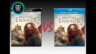 ▶ Comparison of Mortal Engines 4K Dolby Vision 4K DI vs Regular BluRay Edition [upl. by Caia597]