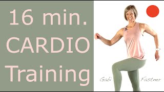 🎈16 min CardioTraining für zwischendurch Ohne Geräte auch für Einsteiger [upl. by Gyatt]