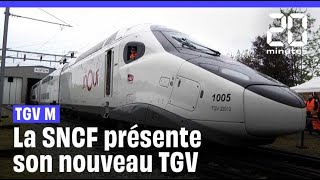 TGV M  La SNCF présente son nouveau TGV [upl. by Eidob]