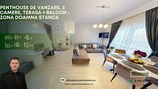 Penthouse de vanzare in Sibiu 3 camere 65 mp  balcon si terasa 43 mp [upl. by May]