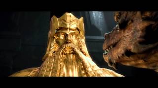 The Hobbit Desolation of Smaug  final scene HD 1080p [upl. by Einafit647]