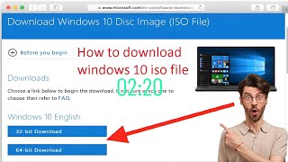 How to Download Windows 10 iso file 2024 [upl. by Tomkins460]