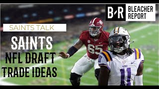 Saints Talk On Bleacher Report  Will the Saints Trade Up in the NFL Draft [upl. by Nnainot]