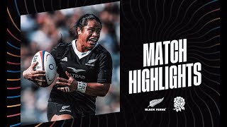 HIGHLIGHTS  Black Ferns v Red Roses  2024 [upl. by Chiquita]