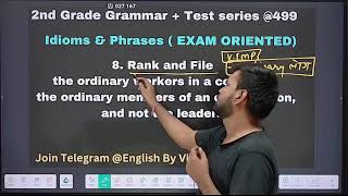 Top 10 Important Idioms and Phrases  Rpsc first grade  Rpsc second grade English  REET 2025 [upl. by Docile]