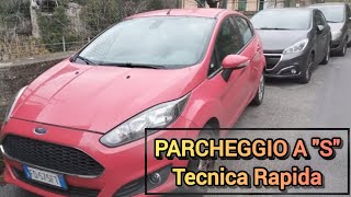 Parcheggio a S in linea  tecnica rapida e facile per tutte le auto [upl. by Thornie771]