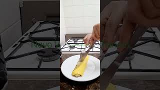 VERY SATISFYING OMELETTE ROLL food cooking trending  Novo Vizcayano Channel [upl. by Bullen274]