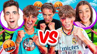 ABUSON vs MI HERMANO vs JUGADOR DEL REAL MADRID…Quien gane es novio de Abril [upl. by Fernas]