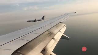 Two planes landing simultaneously in San Francisco airport [upl. by Jim]