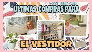 ÚLTIMAS COMPRAS PARA El VESTIDOR VAMOS A IKEA 🏠 [upl. by Allerym73]