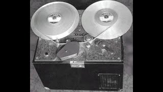 First tape recorded with 1934 AEG Magnetophon prototype [upl. by Eerdna]