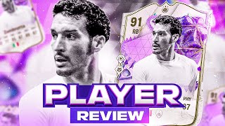 5⭐5⭐ 91 ULTIMATE BIRTHDAY ICON ZAMBROTTA SBC PLAYER REVIEW  FC 24 Ultimate Team [upl. by Zebedee]