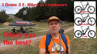 EBike demos at Crankworx Which one was the best [upl. by Wilie]