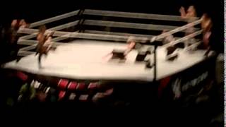 WWE Live Nottingham UK April 2015  Natalya Summer and Emma vs Alicia Cameron and Rosa [upl. by Hteik]