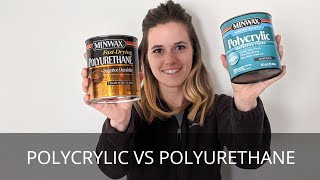 Polycrylic or Polyurethane How and When to Apply  This or That DIY  Wood Finishing Basics [upl. by Pengelly]