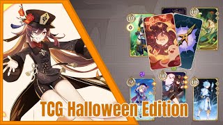 Joining the Festivities with this Halloween Themed Deck  Genshin TCG [upl. by Suzann]