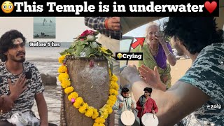 😱This temple is in underwater before 5hrs but now♥️😭she crying💔Ep 18nishkalank mahadev temple [upl. by Retsel549]