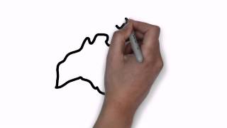 How To Draw Map Of Australia [upl. by Sorac]