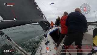 Obsidian J111  Whitebread Race 31  great examples of spinnaker fails broaches and rounding up 😱 [upl. by Elrahc]