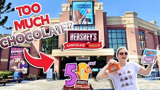 Inside Look at EVERY Chocolate Experience in Hersheys Chocolate World  Chocolate World Tour [upl. by Acimot]