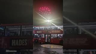 353 AT Orpington High Street on Diversion With fireworks [upl. by Ennairrac]