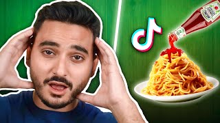 Italian American Reacts To HORRIBLE Pasta TikToks [upl. by Kurth]