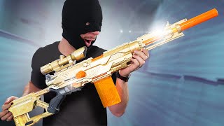 NERF Cops amp Robbers Challenge [upl. by Aleb]