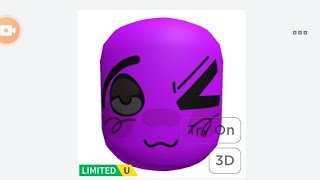 Catalog avatar creator Mascot Wink Face free ugc limited [upl. by Janenna]