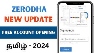 FREE Zerodha Demat Account Opening in Tamil  New Updates 2024  Reverse Penny Drop  single ledger [upl. by Etnwahs]