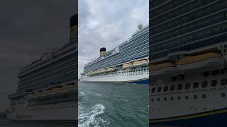 Following Carnival Venezia out of Miami portmiami carnivalcruiseline carnivalvenezia [upl. by Anelhtak]