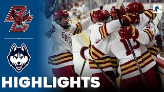 Boston College vs Uconn  NCAA College Hockey  Highlights  November 17 2023 [upl. by Nazay]