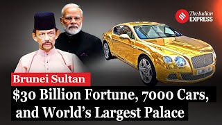 PM Modi Brunei Bruneis Sultan is Worlds Richest Monarch with A Palace and Largest Car Collection [upl. by Purdy]