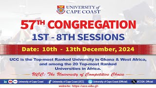 TVUCC LIVE STREAMING UNIVERSITY OF CAPE COAST 57TH CONGREGATION 6TH SESSION [upl. by Vadim706]