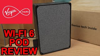 Virgin Media WiFi 6 Intelligent WiFi Pod Review [upl. by Redneval]