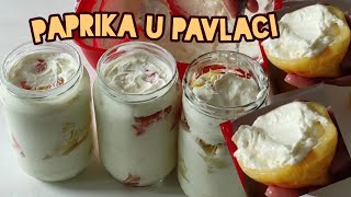 PAPRIKE U PAVLACI SA SIROM Zimnica recepti paprika najbolji recept moje mame 💥 asmr [upl. by Courcy]