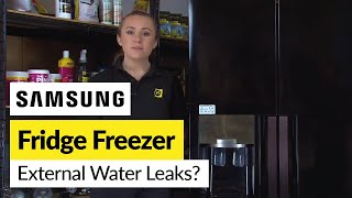 Samsung Refrigerator Leaks Water Causes of Fridge Water Leaks [upl. by Tsui819]