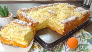 Haben Sie Aprikosen Machen Sie diesen leckeren und saftigen Kuchen Das beste Rezept 👍 [upl. by Castera]