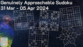 Genuinely Approachable Sudoku GAS  31Mar to 05Apr2024 [upl. by Nref]