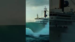 Massive Wave Engulfs Huge Ship 🌊🚢  Will It Survive the Ocean’s Fury MassiveWave scaryocean Ship [upl. by Lindemann529]