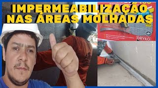 ✅ COMO FAZER A IMPERMEABILIZAÇÃO DAS ÁREAS MOLHADAS [upl. by Berliner465]