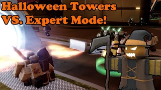 Halloween Towers VS Expert  Tower Defense X [upl. by Luna]