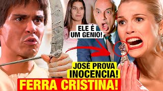 ALMA GÊMEA José Aristides TEM IDEIA GENIAL prova INOCÊNCIA e DESMASCARA CRISTINA Resumo de hoje [upl. by Htessil]