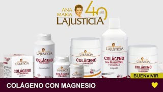 COLÁGENO CON MAGNESIO  ANA MARIA LAJUSTICIA  BUENVIVIR💛 190723 Canal 4 [upl. by Oshinski]