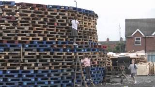 Lanark Way amp Lower Shankill Bonfires [upl. by Nirrok]