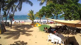 🔴🅻🅸🆅🅴🔴Cabarete Beach Dominican Republic🏖️near Santo DomingoKite Water sport [upl. by Kirbie930]