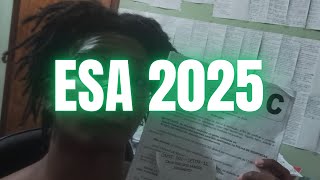 MEU RESULTADO NA PROVA DA ESA 2025 [upl. by Lledraw]